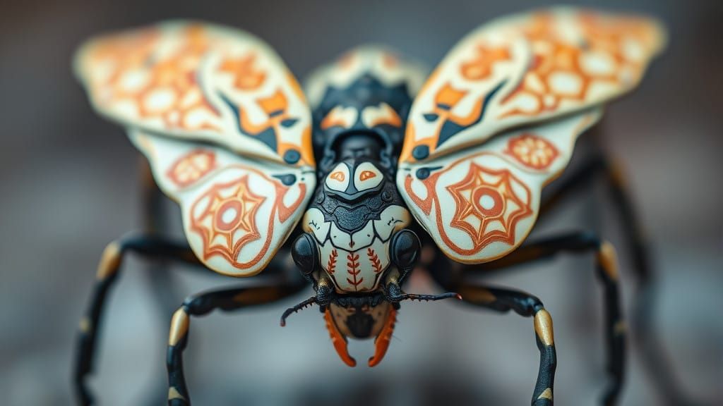 Alien Robotic Insect in Ultra Realistic Detail