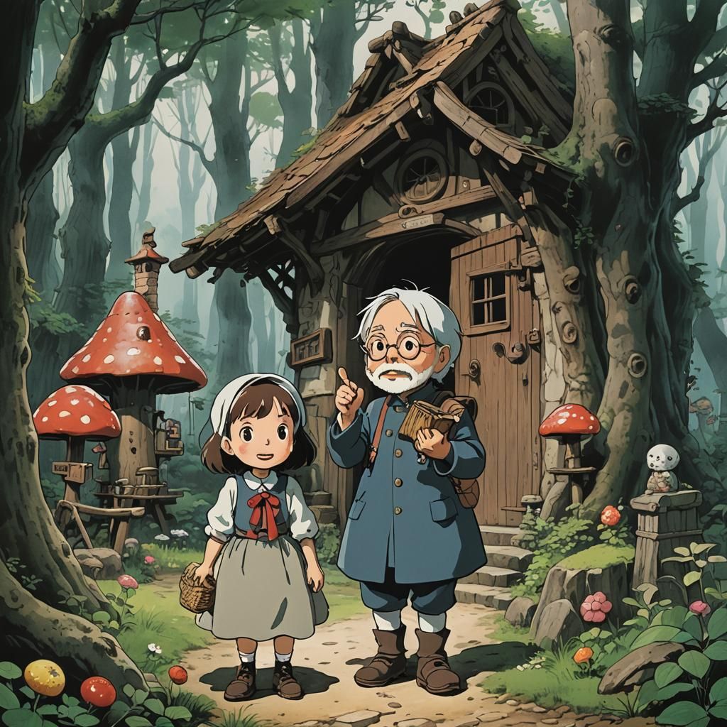 Hansel & Gretel Ghibli Style