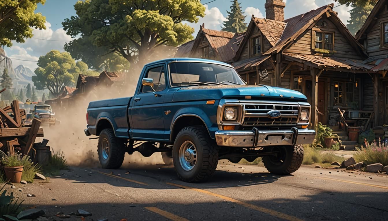 Old Ford Pickup Truck