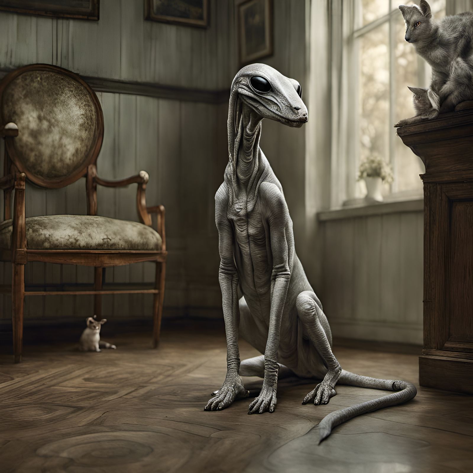 Alien People Pets: Photorealistic Glazed Surfaces