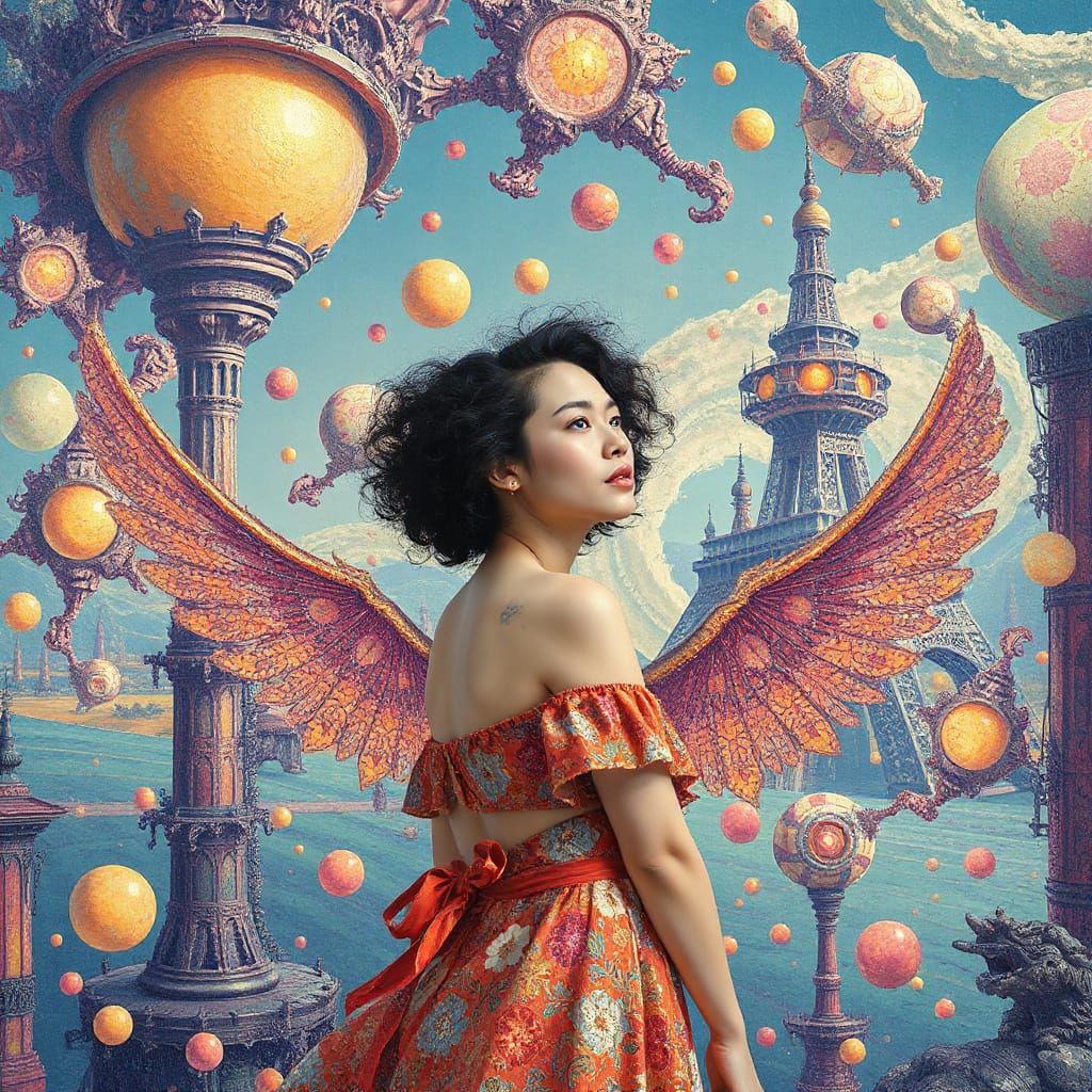 Dreamlike Serial Structures in Surrealist Style