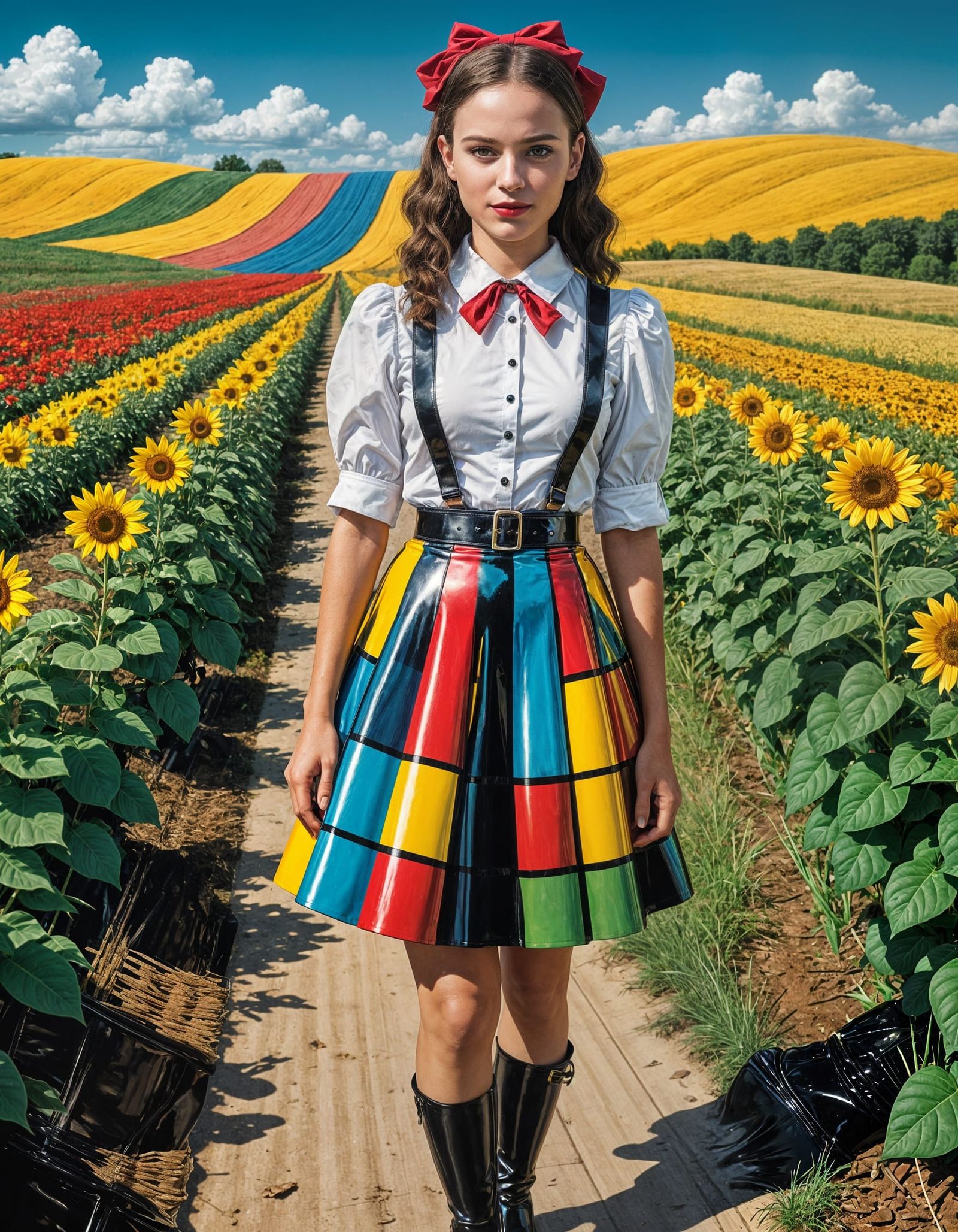 Amish Girl Bares Seductive Smile