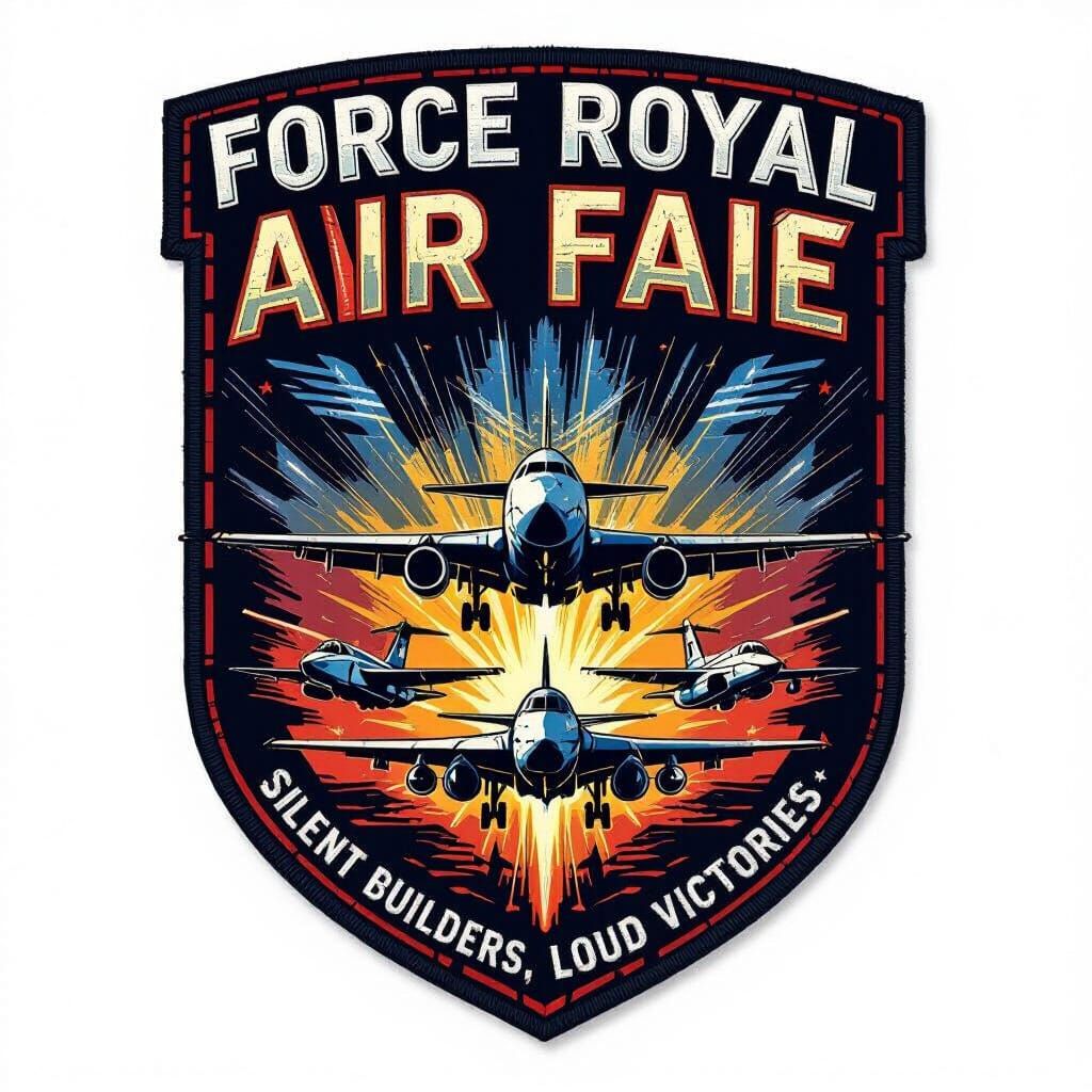 Royal Moroccan Air Force Engineers Patch Design
