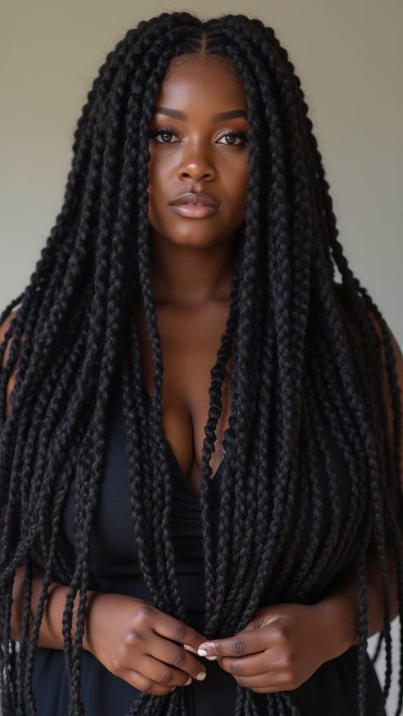 Braided Woman: A Digital Portrait