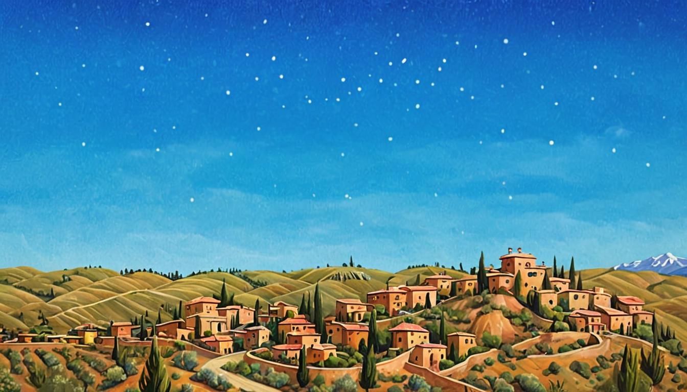 Whimsical Spanish-Inspired Architecture in Pastel Colors