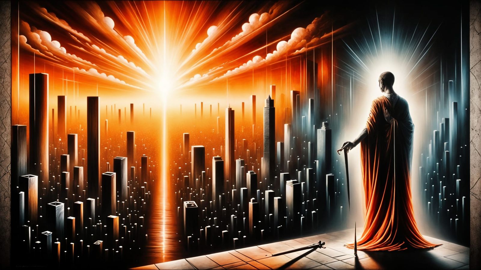 A Monochromatic Masterpiece of Devotion and Redemption in th...