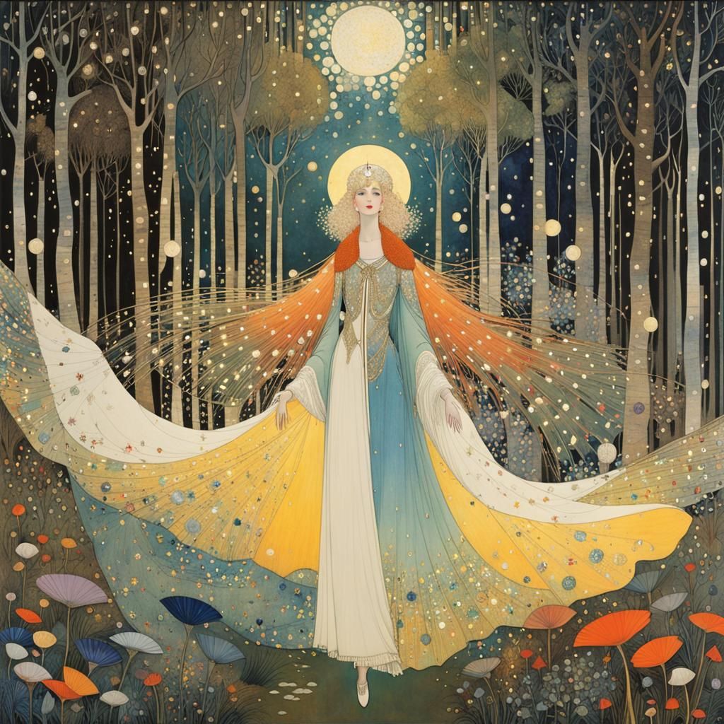 Celestial Goddess of Springtime Wonder