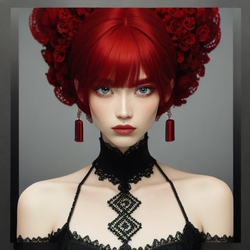 Unusually Red Image Generated by AI