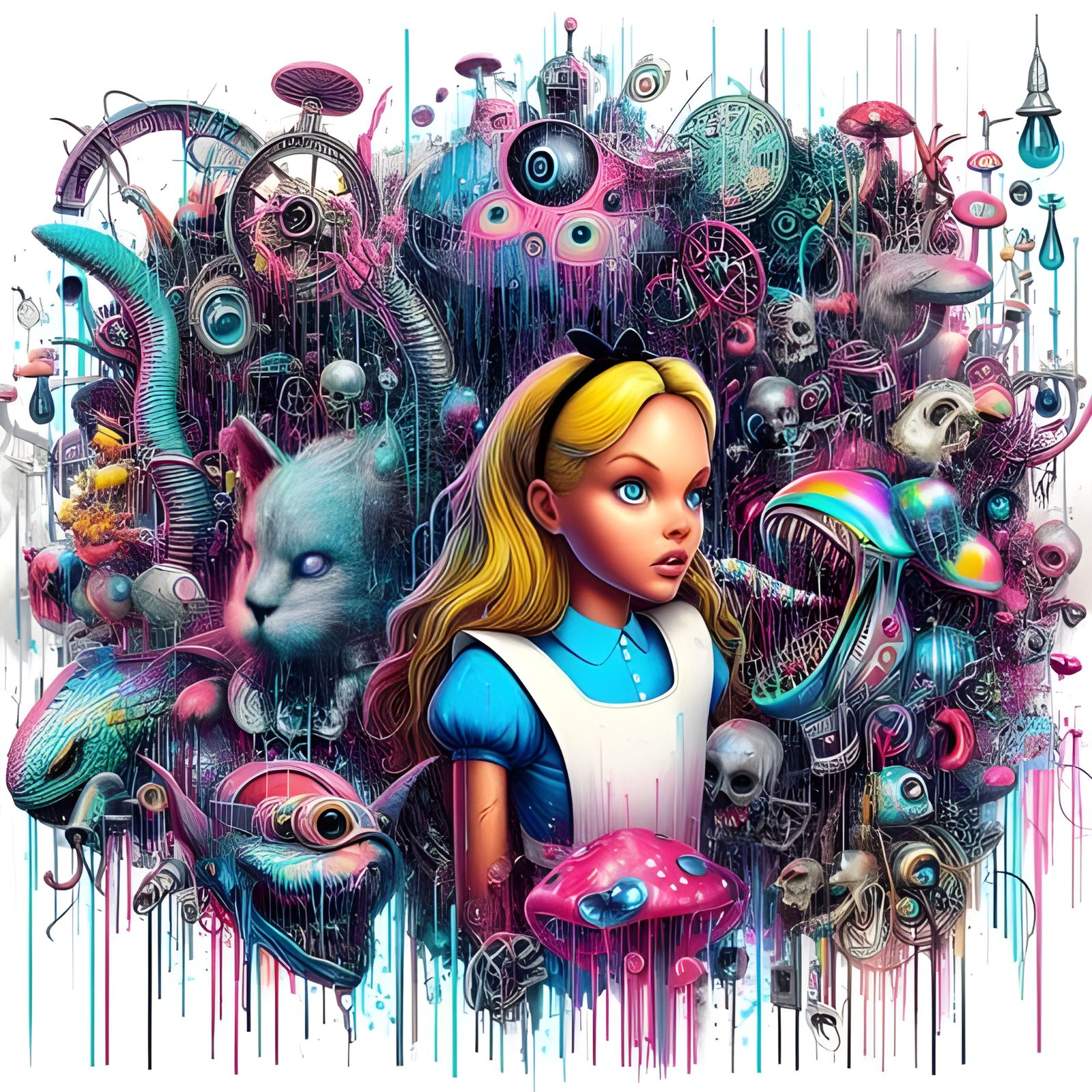 Monochromatic Black Image