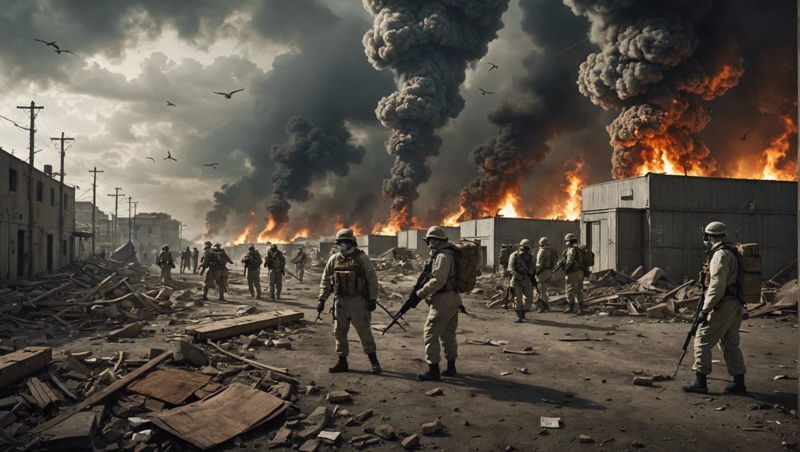 Conceptual Artwork: War, Pandemics, and Disasters
