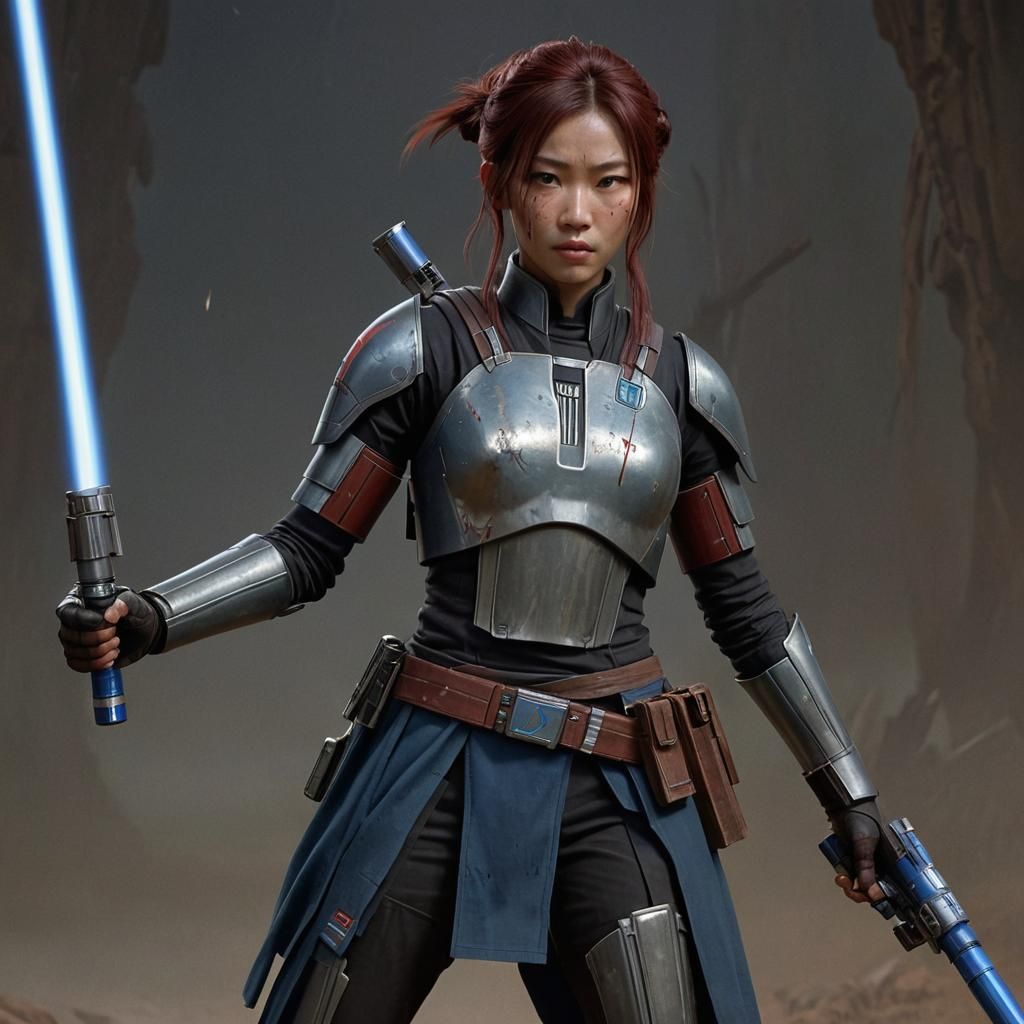 Jedi General Huh Yun-jin in Clone Wars Armor