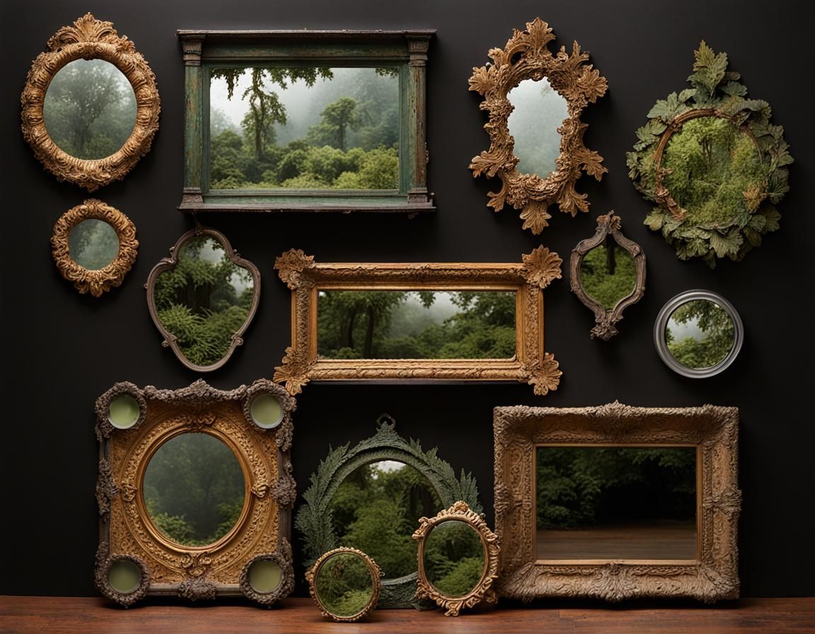 These 14 mirrors remind me of a book I read my son ages ago ...