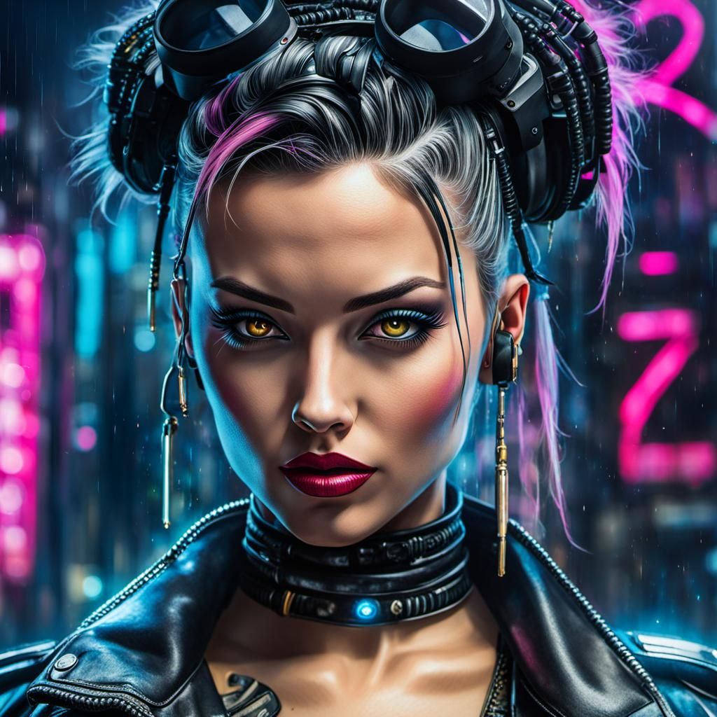cyberpunk girl