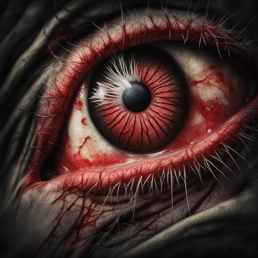 Eerie Horror Scene Generated by AI