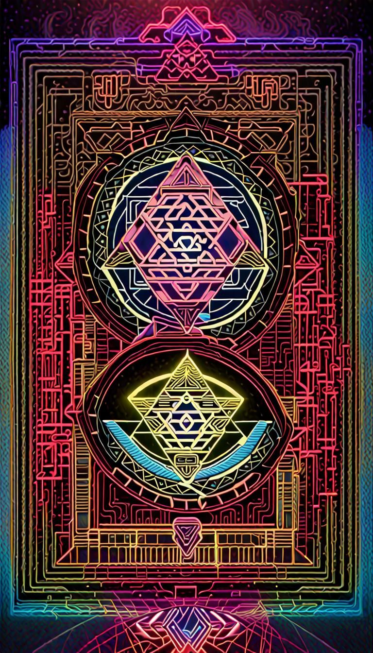 Sacred Geometry: Sri Yantra Mandala Variations