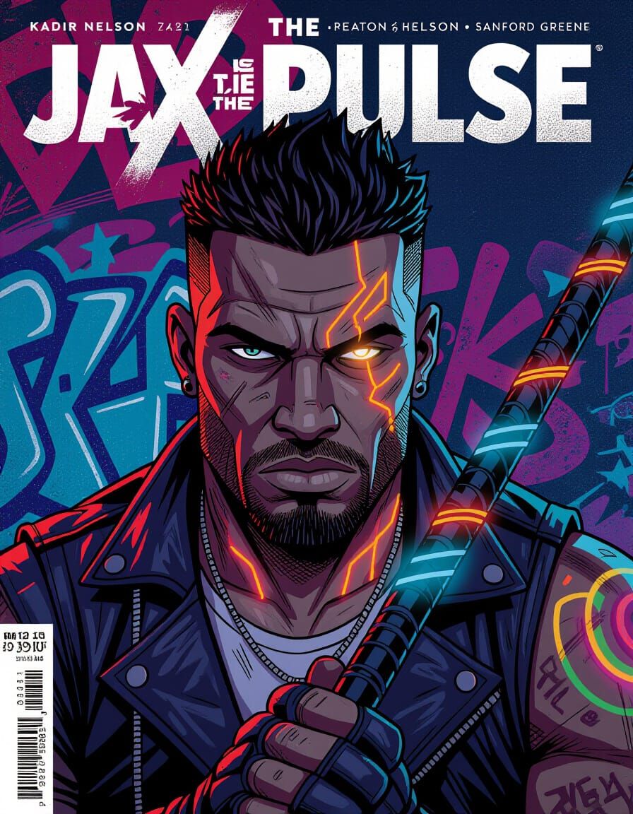 Jax The Pulse Comic Cover Art