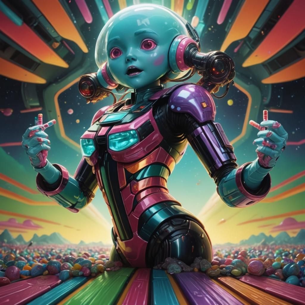 Sci-Fi Movie Scene in Hyperrealistic Digital Art