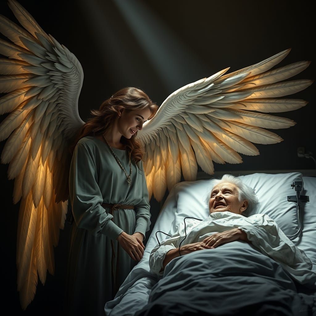 Angel of Comfort in a Hospital Setting