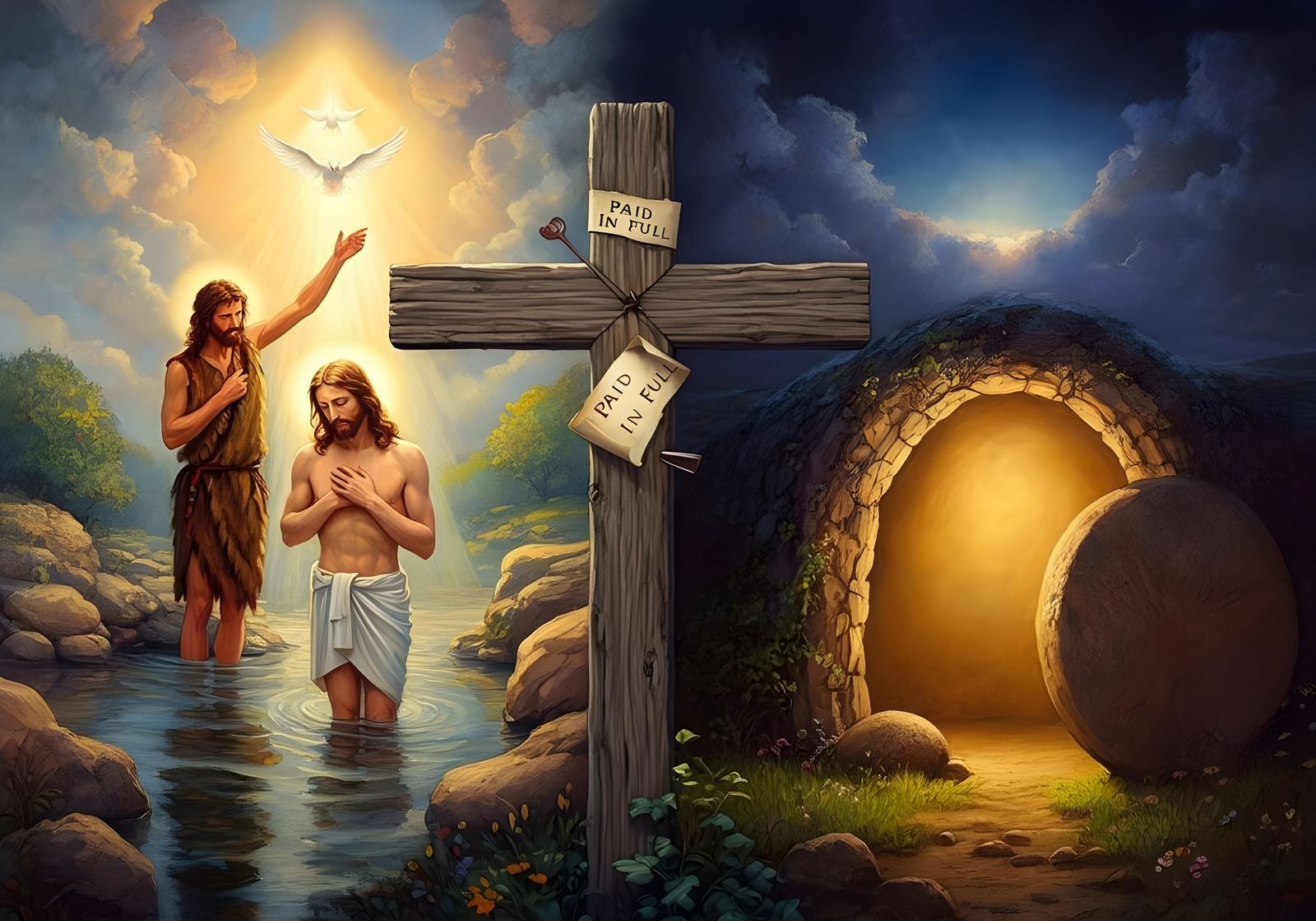 Christ's Baptism, Cross, and Empty Tomb: Atonement