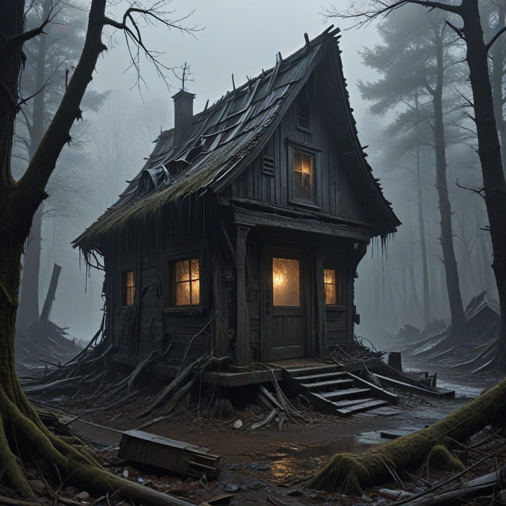 Creepy Appalachian Shack Under Siege by Undead Horde