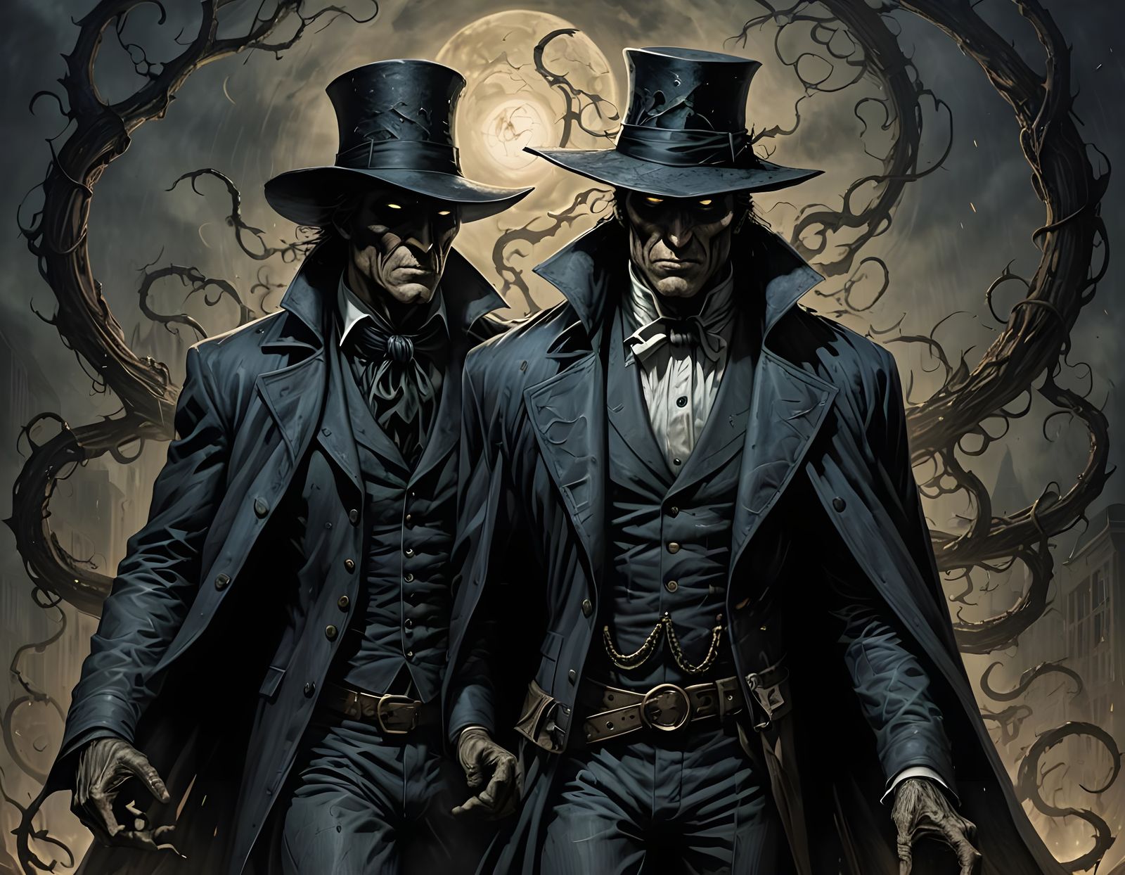 Eldritch Horror: Lovecraftian Muscle in Doré Style