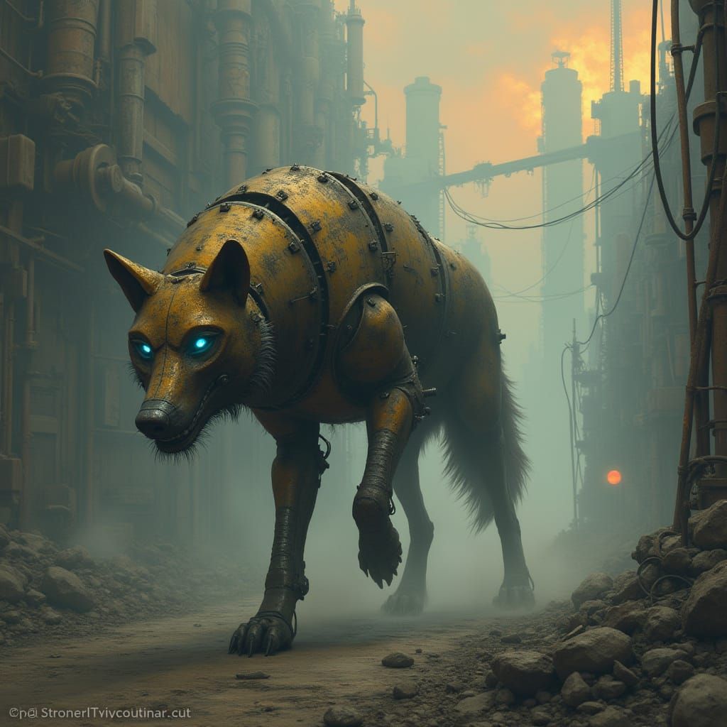 Steampunk Wolf