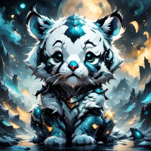 Numinous Image with Glowing Elements