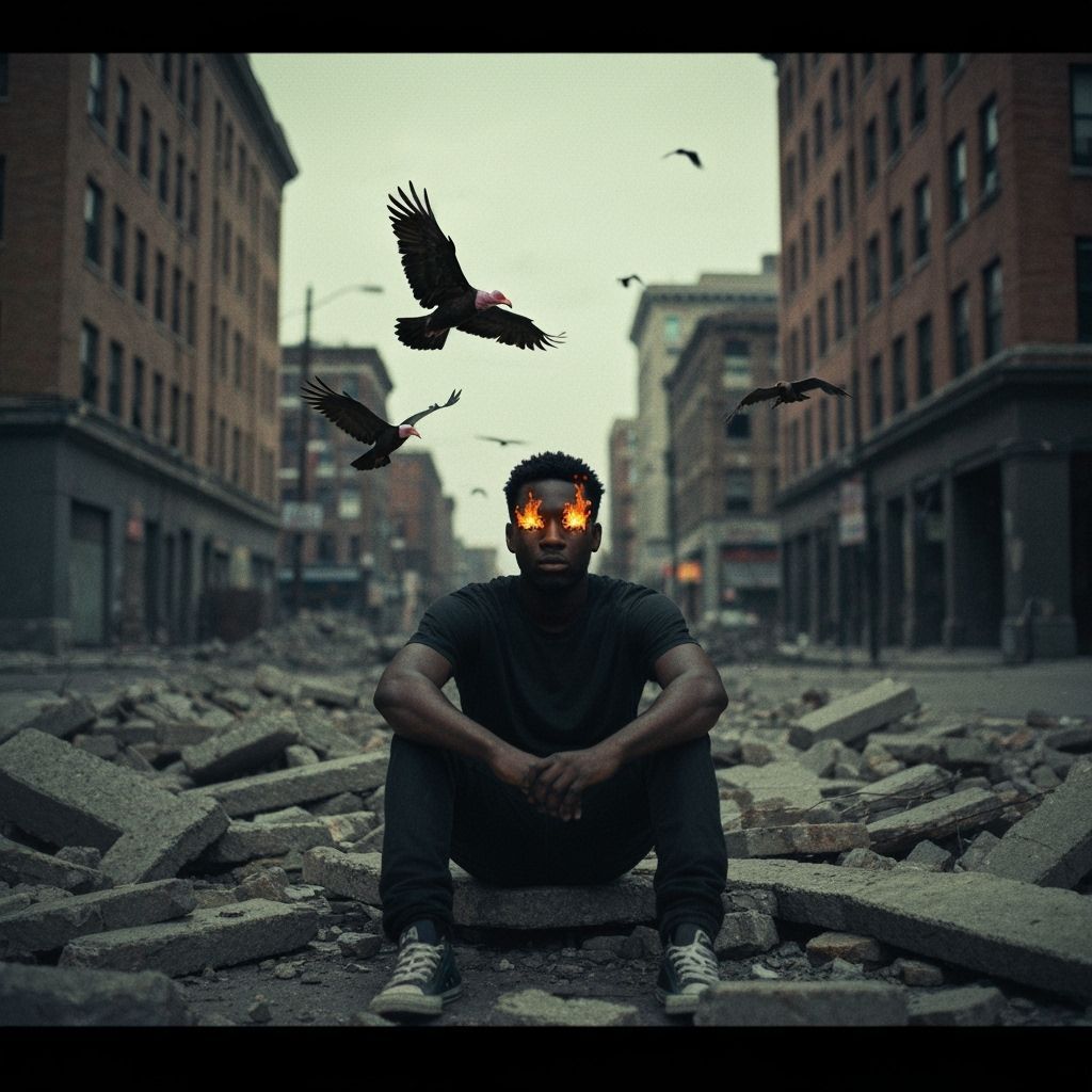 Urban Despair: A Cinematic Portrait of Defiance