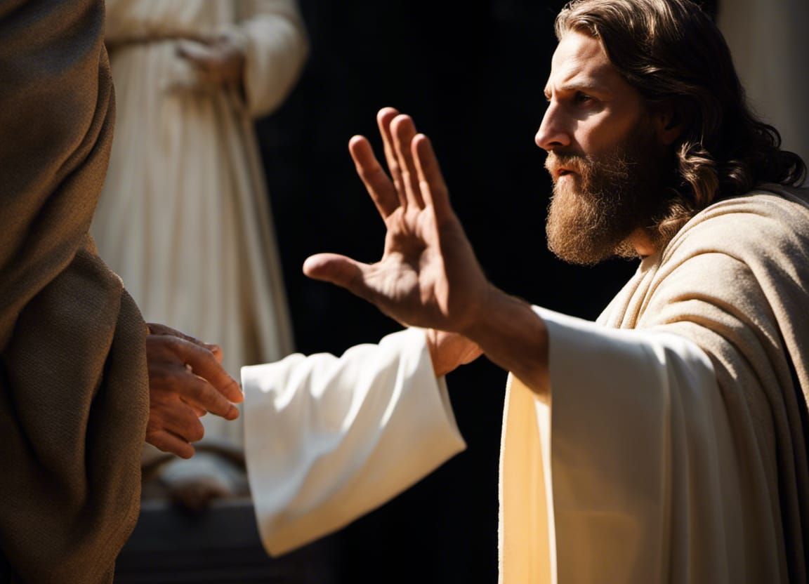 Jesus Invites Thomas to Touch His Wounds