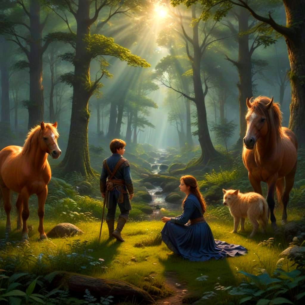 Surreal Landscape in Vibrant Colors