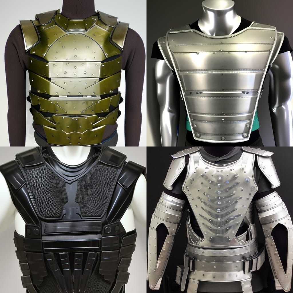 Sleek Futuristic Body Armor Design