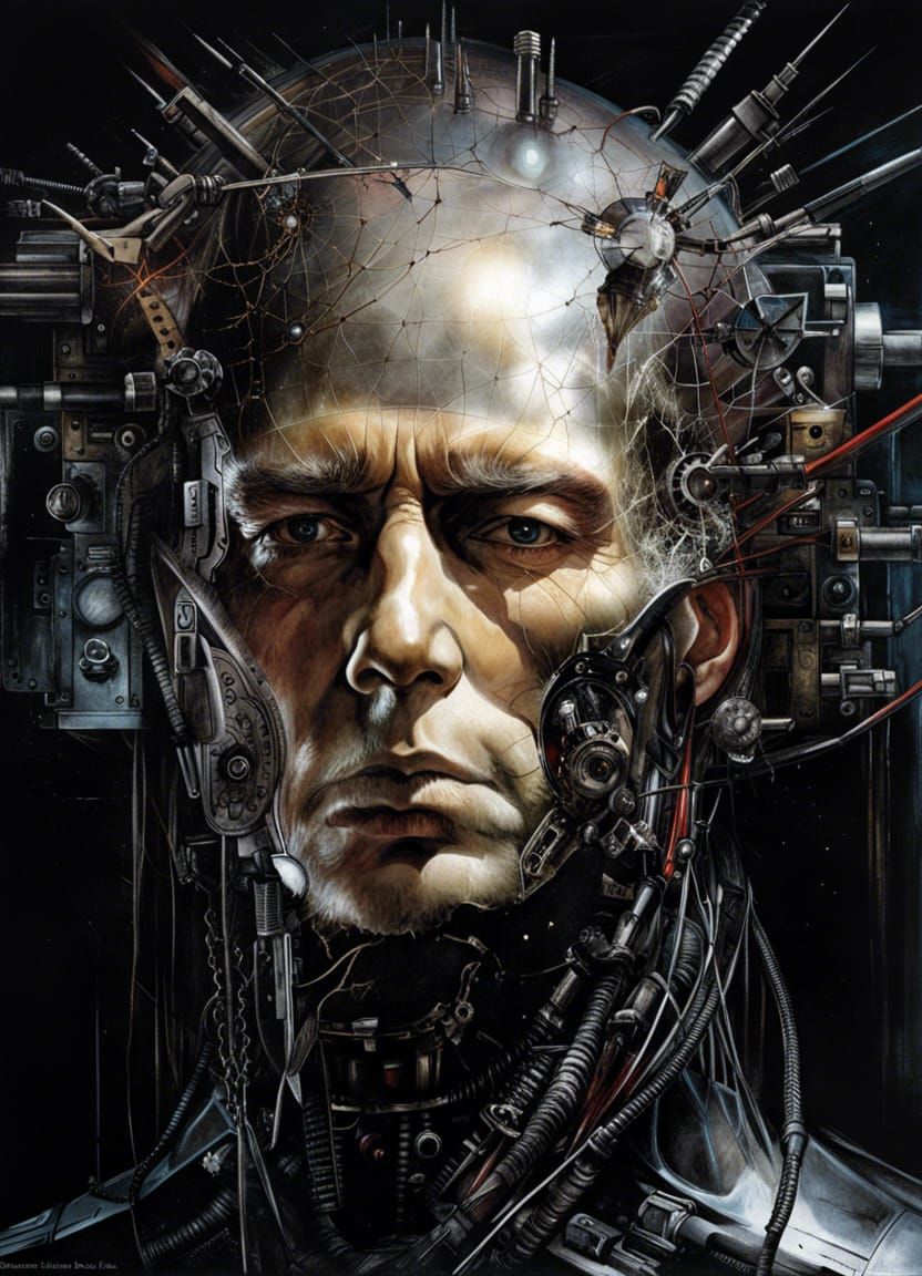 Male portrait The Bionic Man