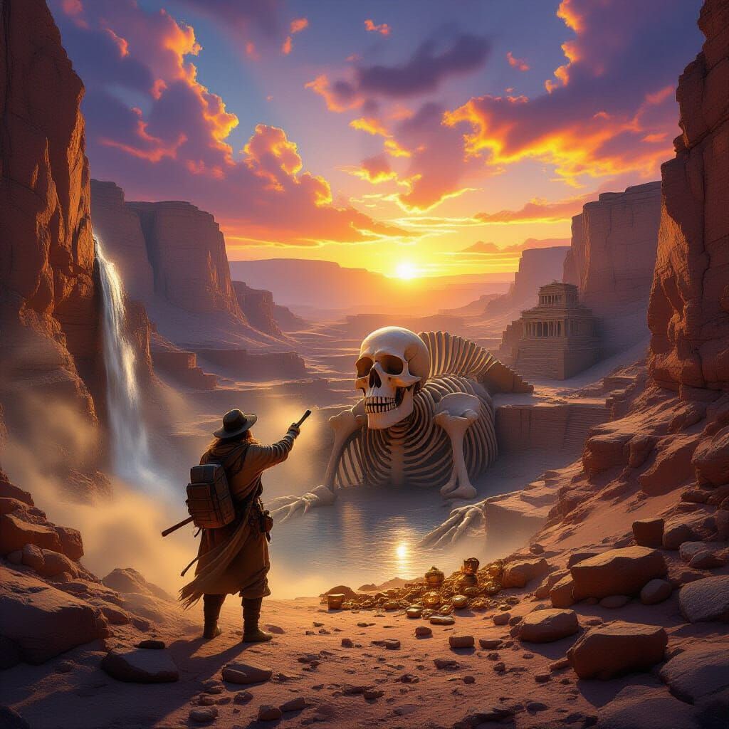 Archaeologist Discovers Giant Skeleton in Ancient Ruins