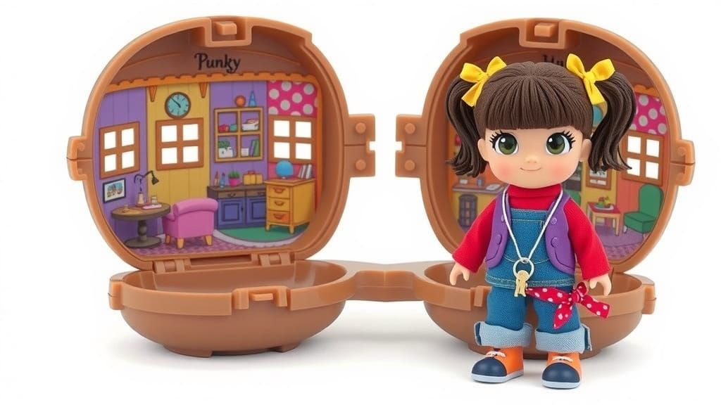 Chibi Punky Brewster Doll in Polly Pocket House