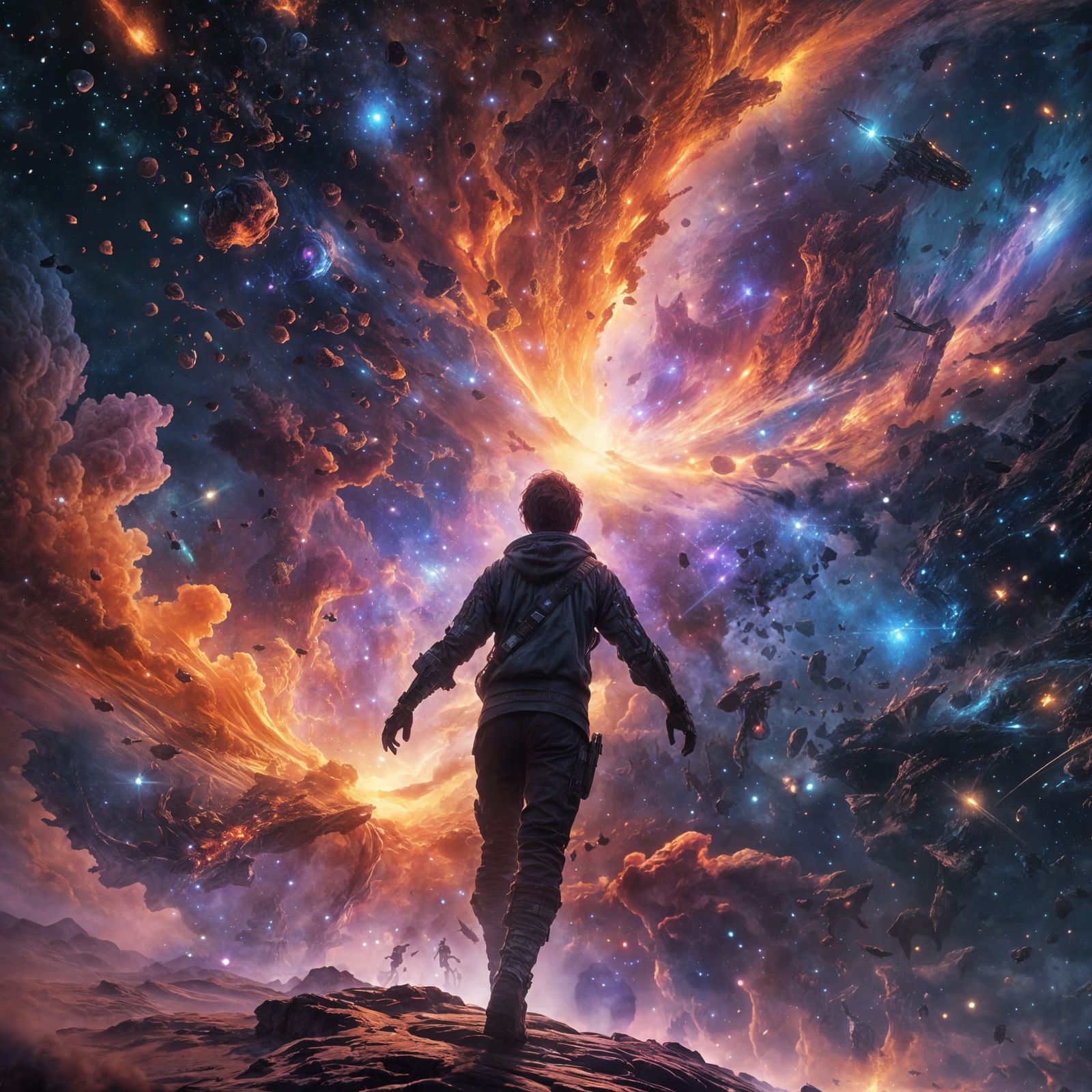 Intergalactic Journey of Souls: Fantasy Concept Art