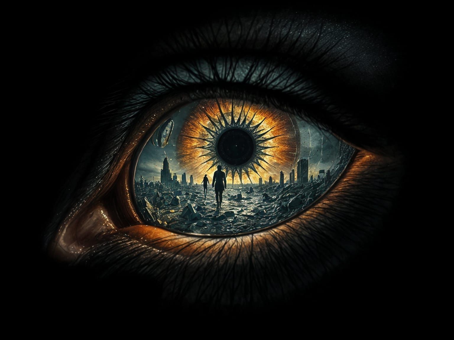 Eye Sees into Apocalyptic Reality in Shattered World
