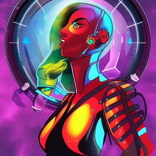 Cosmic Quarantine Queen: A Holographic Comic Hero