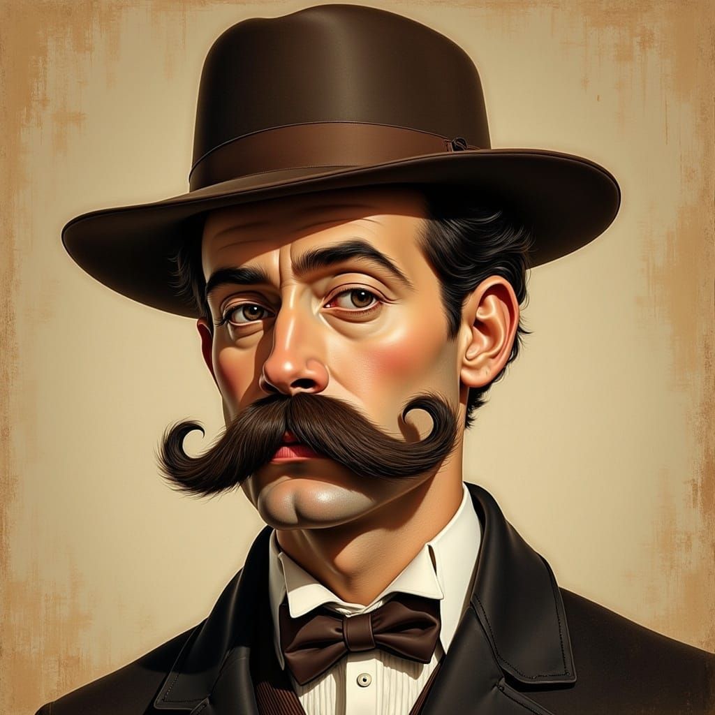 Timeless Gentleman in Norman Rockwell's Style