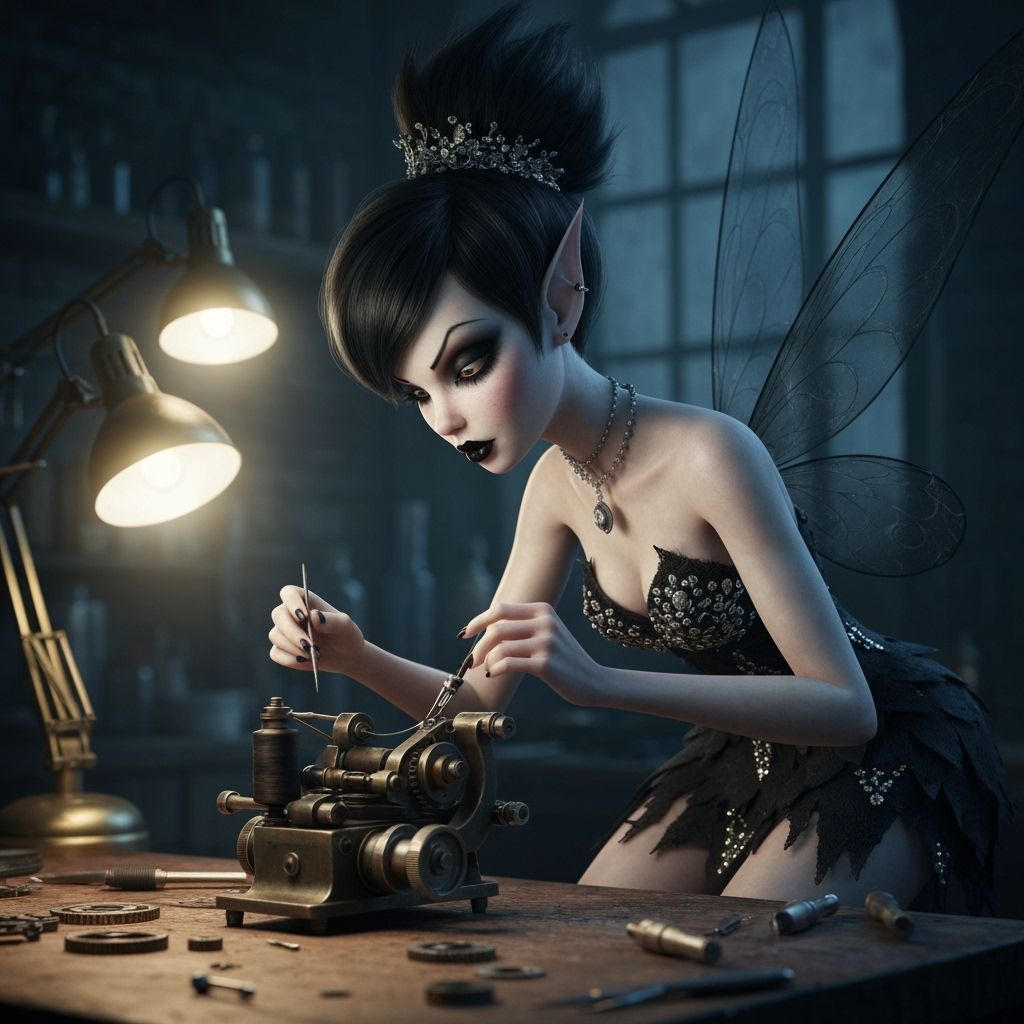 Gothic Tinkerbell's Tattoo Machine Repair