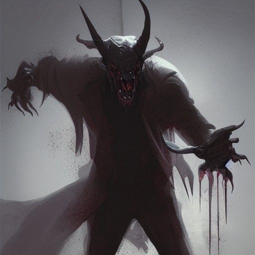 Sinister Knife Fingers Demon in Detailed Rendering