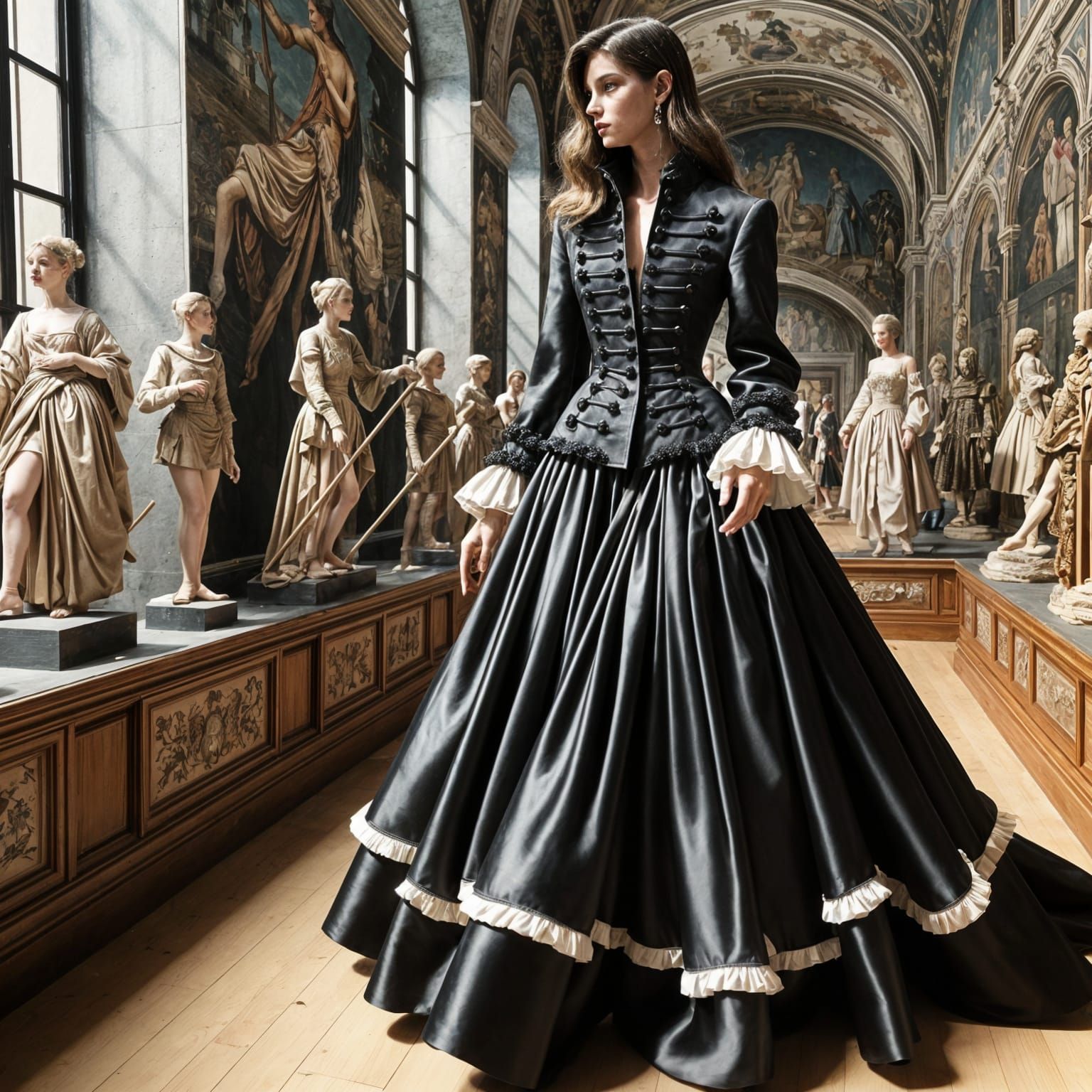 "Un mouchoir au creux du pantalon, je suis chevalier d'Éon" ...