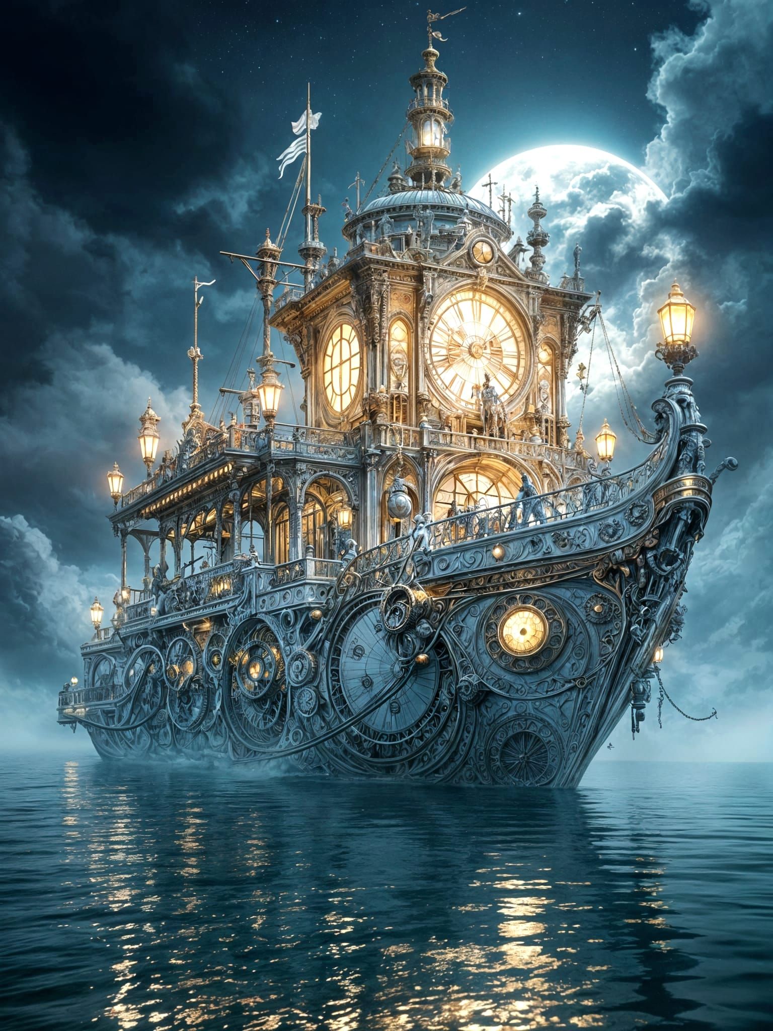 steampunk vessel