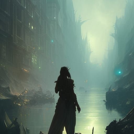 Dark Fantasy Future Concept Art in 8k Resolution