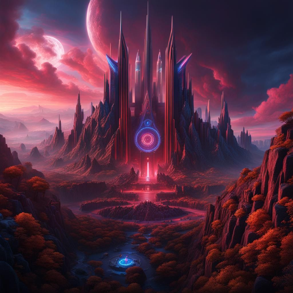 Fantastical Power and Corruption Concept Art