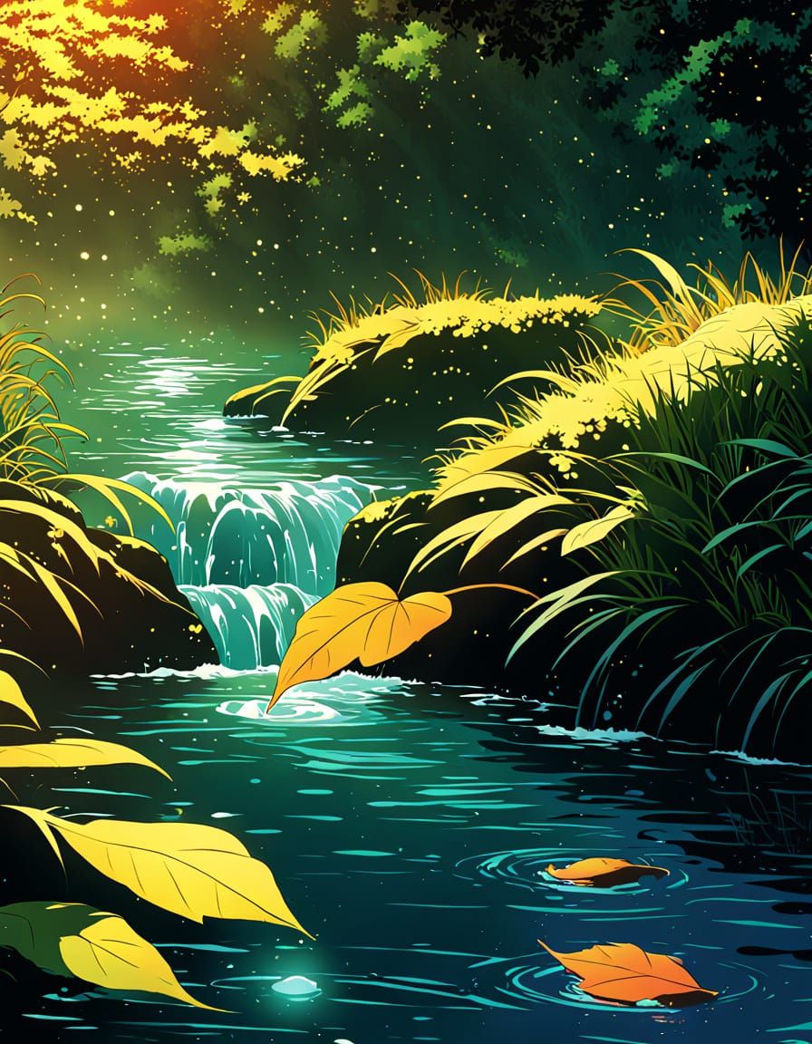 A Calm flowing Creek