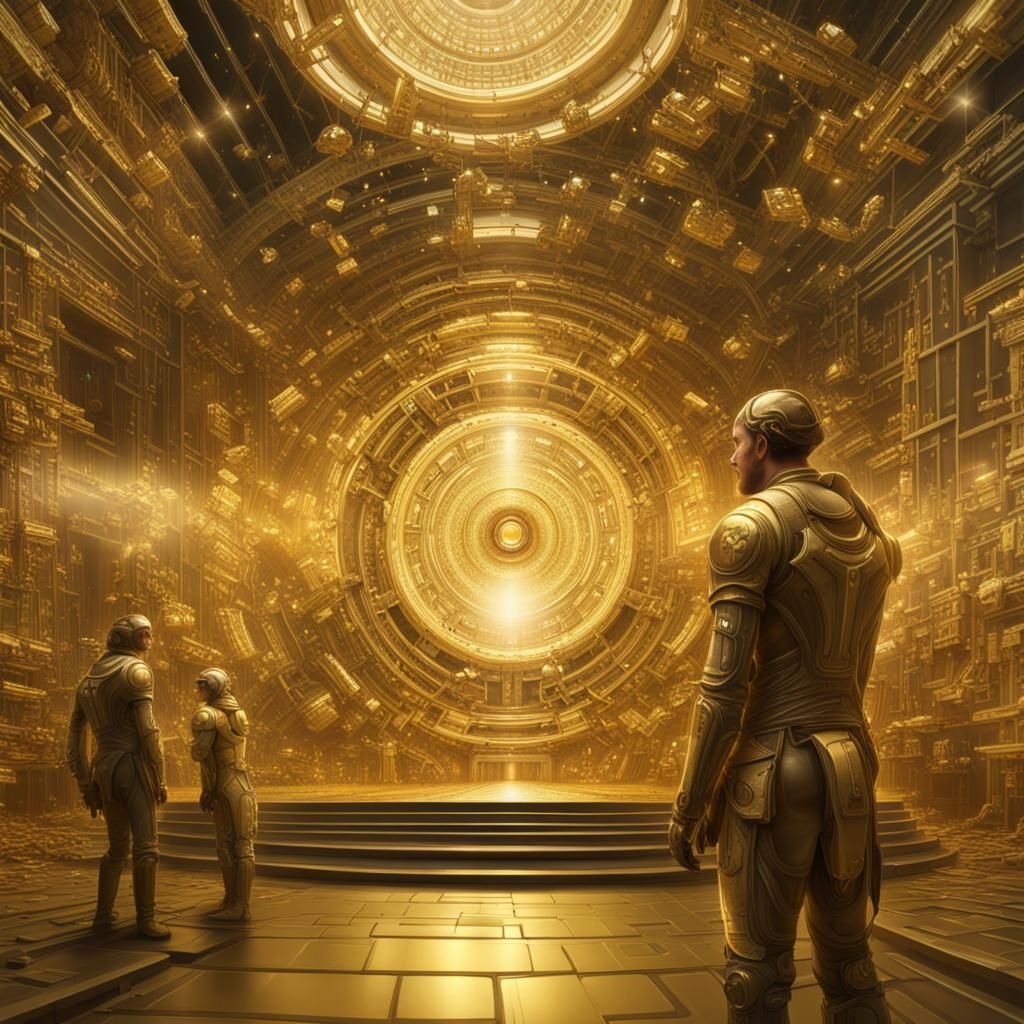 Golden Future: A Cinematic Exploration of Technology