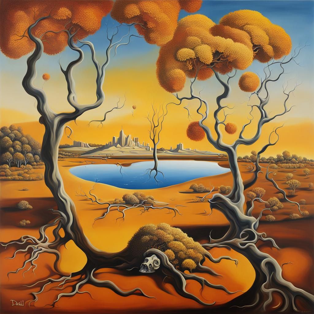 Surreal Autumn in Australia, Salvador Dali Style