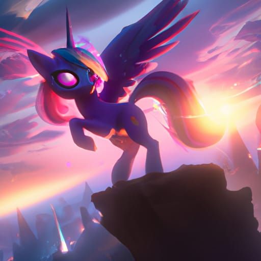 Twilight Sparkle Detailed Matte Painting