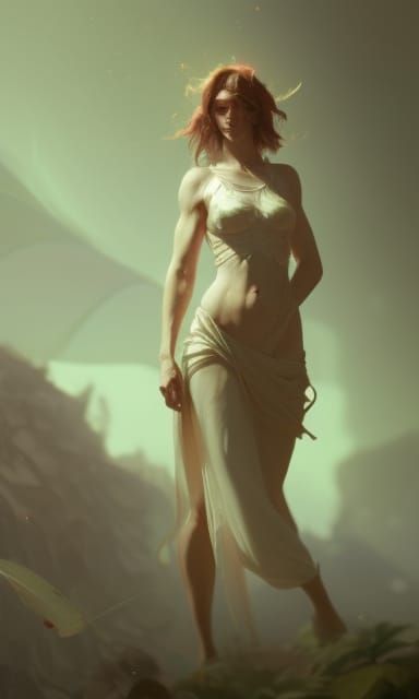 Gender Transformation: Dynamic Lighting Concept Art