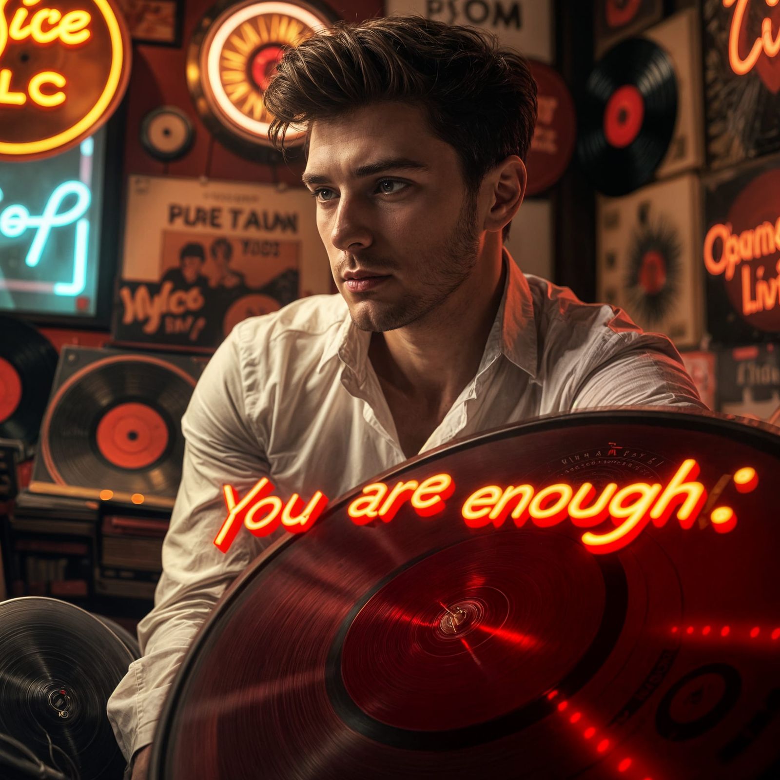You Are Enough: A Haunting Vinyl Revelation